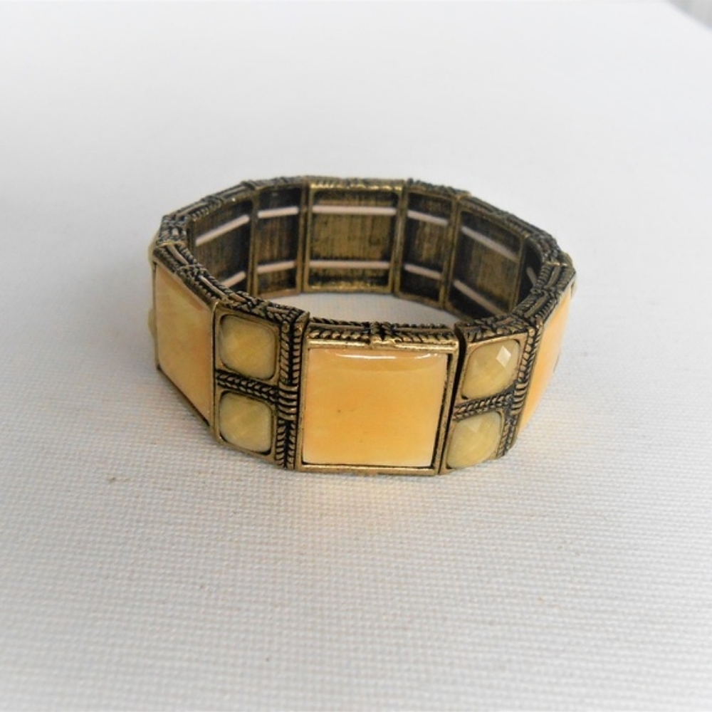 Lia Sophia Stretch Bracelet Yellow